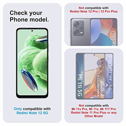 Image of Military Grade-Gorilla Tempered Glass Screen Protector-with 100% Fingerprint Sensor Working-Edge to Edge Full Screen Coverage-9H Hardness-With Easy Installation Kit-Black(Pack Of 1)-Compatible With Redmi Note 12 | Poco X5|Realme 10Redmi Note 12 | Poco X5 | Realme 10 Pro (6.67 Inch) Pro (6.67 Inch)