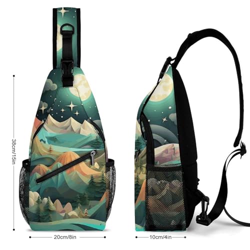 Morrale Sling Crossbody Casual para Viaje y Senderismo miniatura 2
