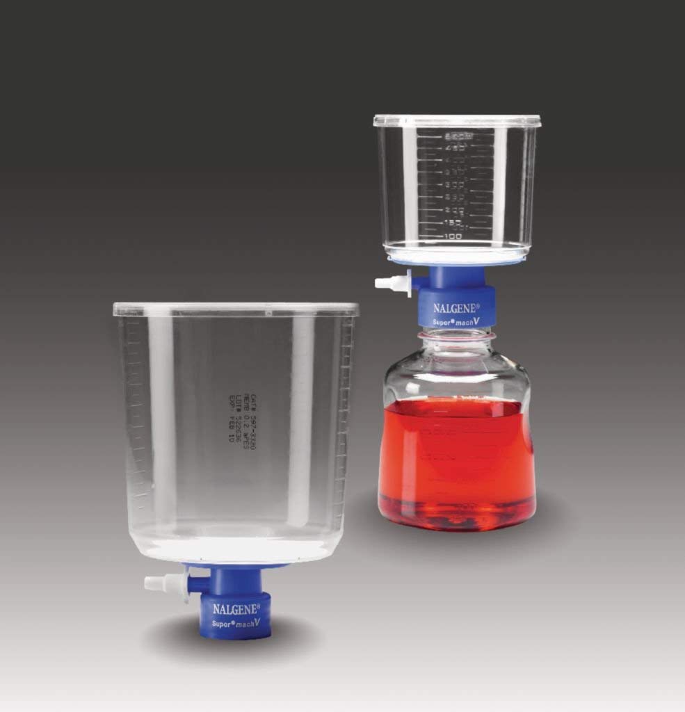 595-4520 - Bottle-Top Filters Only - Nalgene Rapid-Flow Filter Units and Bottle Top Filters, PES Membrane, Sterile, Thermo Scientific - Case of 12