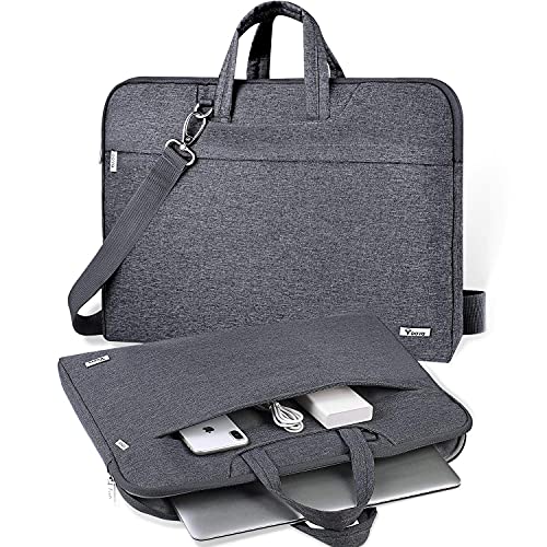 V Voova Laptop Bag Carrying Case 13 13.3 inch with Shoulder Strap,Slim Computer Sleeve Cover Compatible with MacBook Air 2020 M1/MacBook Pro 14 2021,13.5