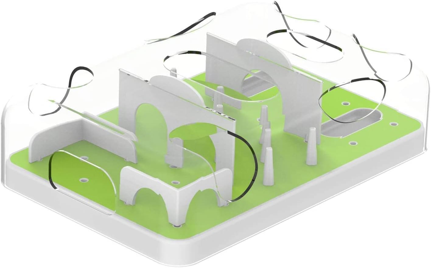 ALL FOR PAWS Interactive Cat Puzzle Feeder, Cat Treat Puzzle, Treat