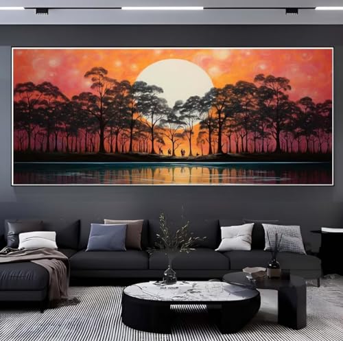 Peinture diamant 5d broderie diamant kit complet grand format 95x225 cm