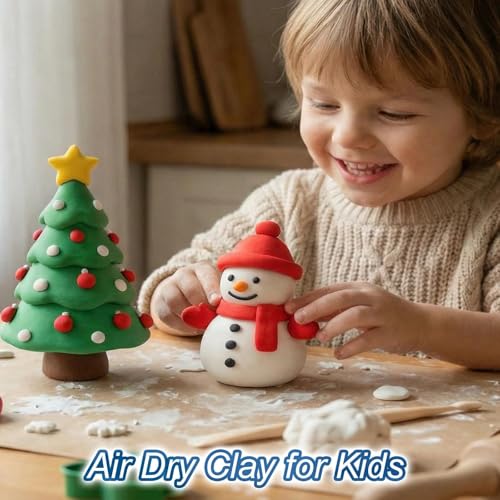 Image of BOHS Foam Clay, White Air Dry Modeling Clay, 1.1 lb | Soft, lightweight; crack-free finish; EVA and polystyrene foam details; cosplay props, figurines, fake bakes and slime making