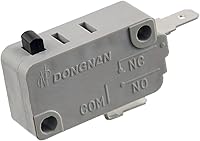 Vista 3 de BOJACK Interruptor de puerta de horno microondas KW3A 16A 125/250 V Interloc de puerta (paquete de 2 interruptores normalmente cerrados)