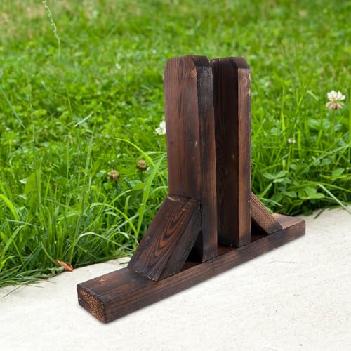 Base de madera para valla exterior GALPADA soporte resistente de suelo 6
