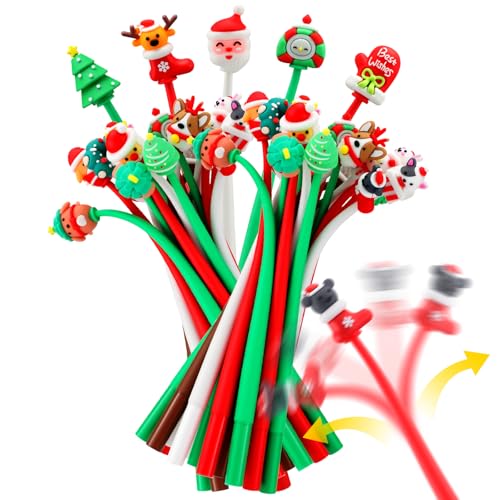 Set de 60 bolígrafos de gel con diseño navideño