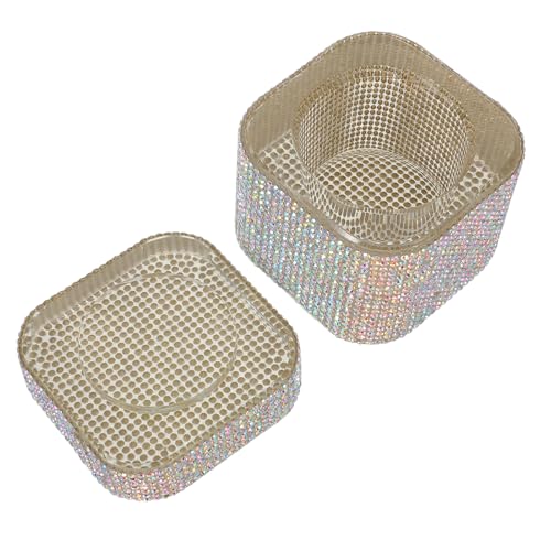 Taza de vidrio para limpieza de pinceles de manicura miniatura 1