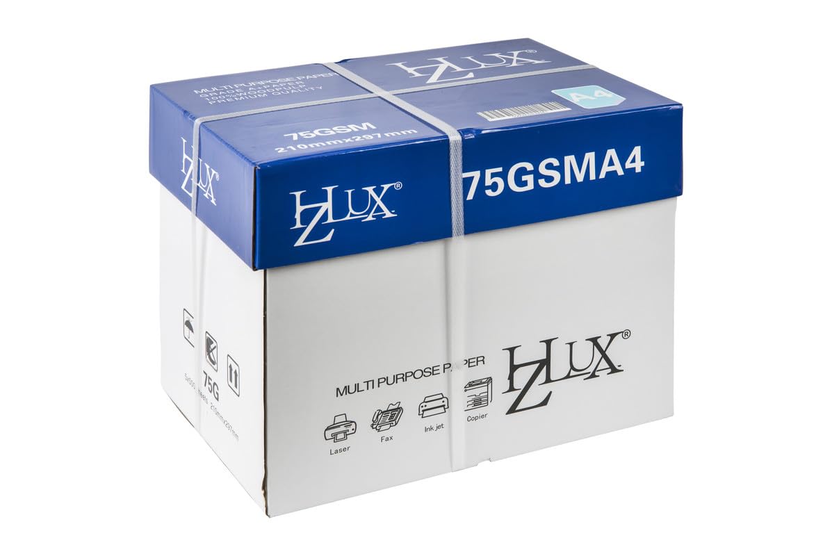 We Can Source It Ltd - A4 White Paper Sheets - Multi-Purpose Copy Printer Paper - Office Printer, 75 GSM Copier Paper (2500 Sheets (Pack of 5))