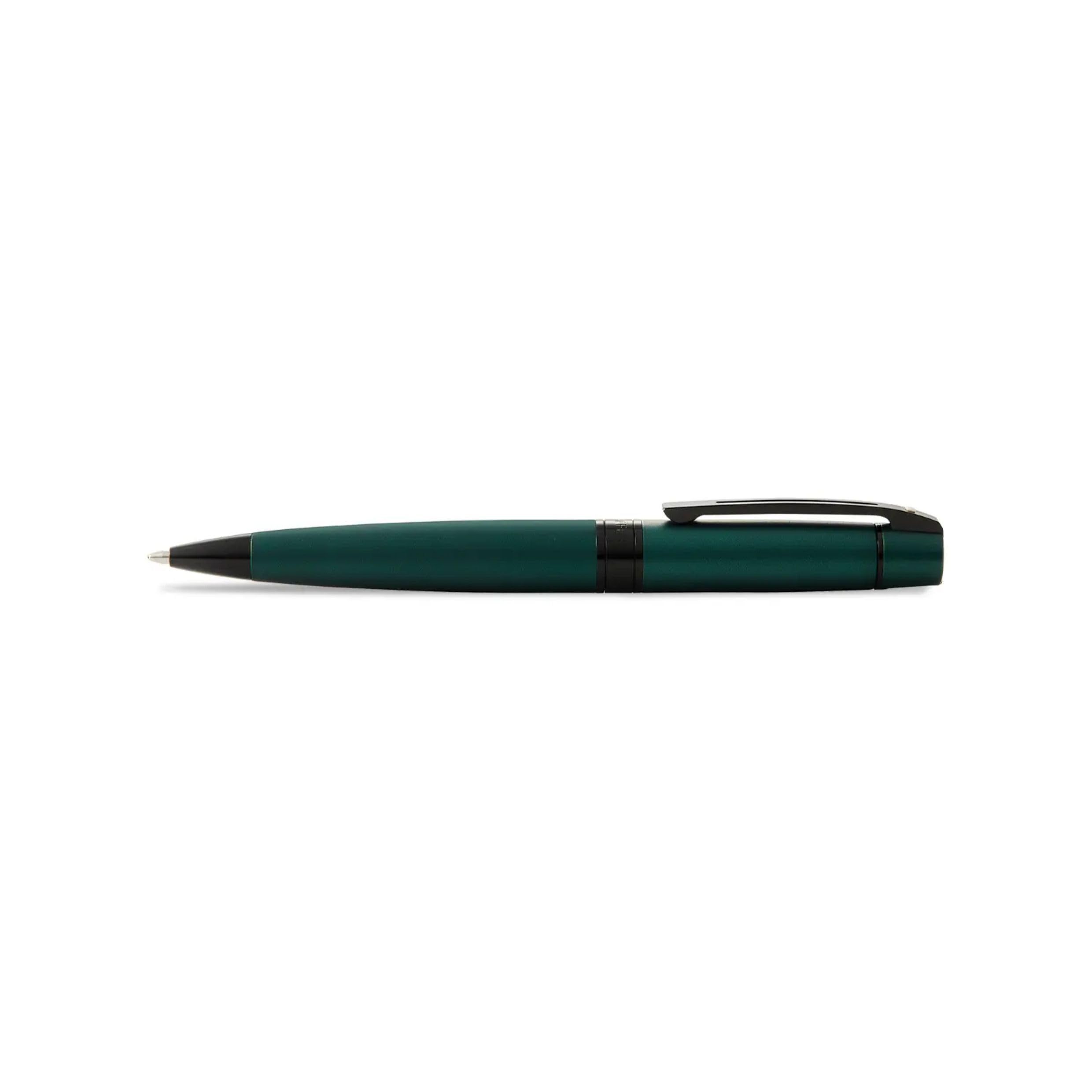 Sheaffer E2934651 Bolígrafo 300 Laca y Detalles, Verde/Negro