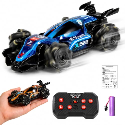 Image of SUPER TOY Mini Drift Car F1 RC Car for Kids 4x4 Remote Control Car 360 Rotation 2.4GHz High Speed Racing 4WD Formula Racing Toy Car for Boys with Rechargeable Battery