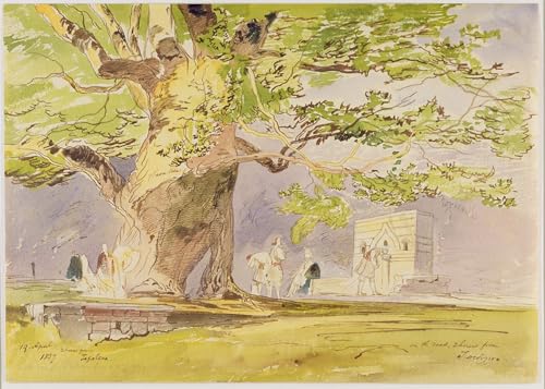 Toile sur la route Edward Lear pour habiller un mur vide avec un portrait d'art 60x90cm