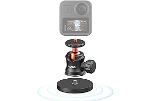 Magnetic Camera Mount with Mini Ball Head: Ultimate Camera Stabilization for Action-Packed Shots