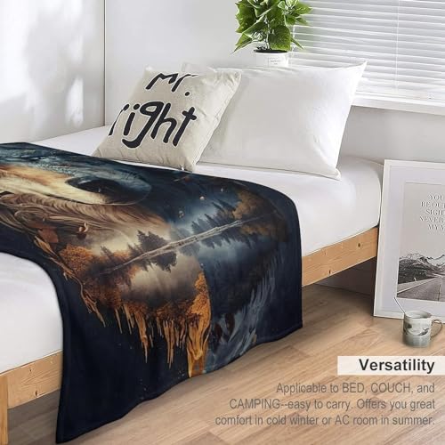Couverture loup douillette pour soirées cocooning - 7