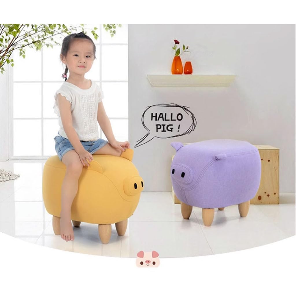 Amazon｜オットマン スツール 豚オットマンフットスツールかわいい動物