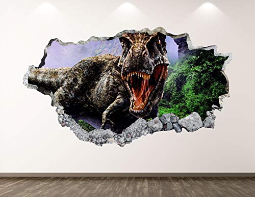 Vinilo decorativo dinosaurio 3D 55.9cm x 35.6cm