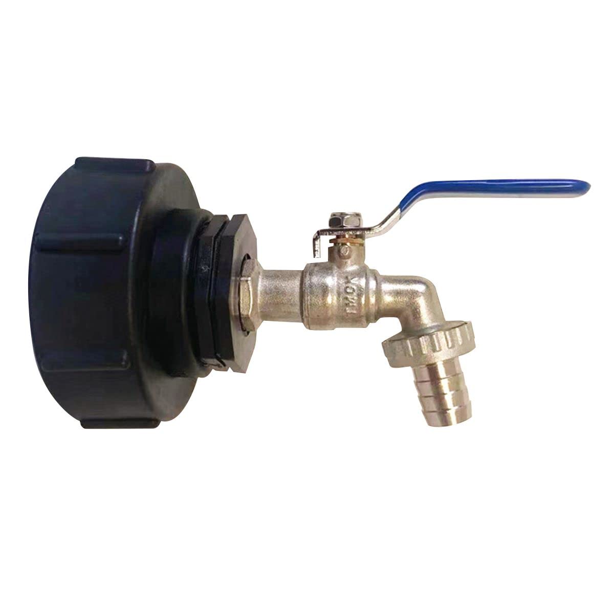 MACHSWON IBC Tank Adpater S100*8 3/4" Faucet IBC Tote Tank Water Storage Tank Drain Garden Hose Connector Taps Brass Tap Fitting Parts