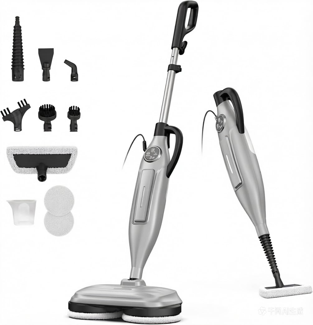 Photo 1 of DEVOAC VM6 Steam Mop with Rotating Mop Pads