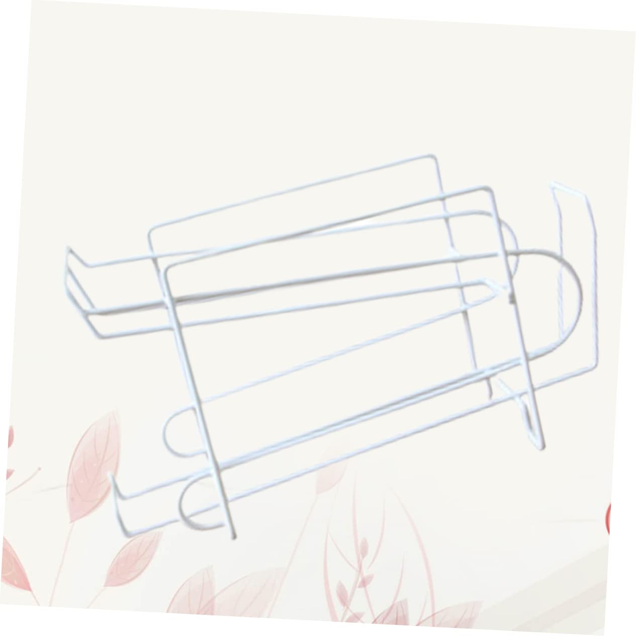 Amosfun Porta Lattine in Ferro Bianco, Organizer Frigo per 10 Lattine