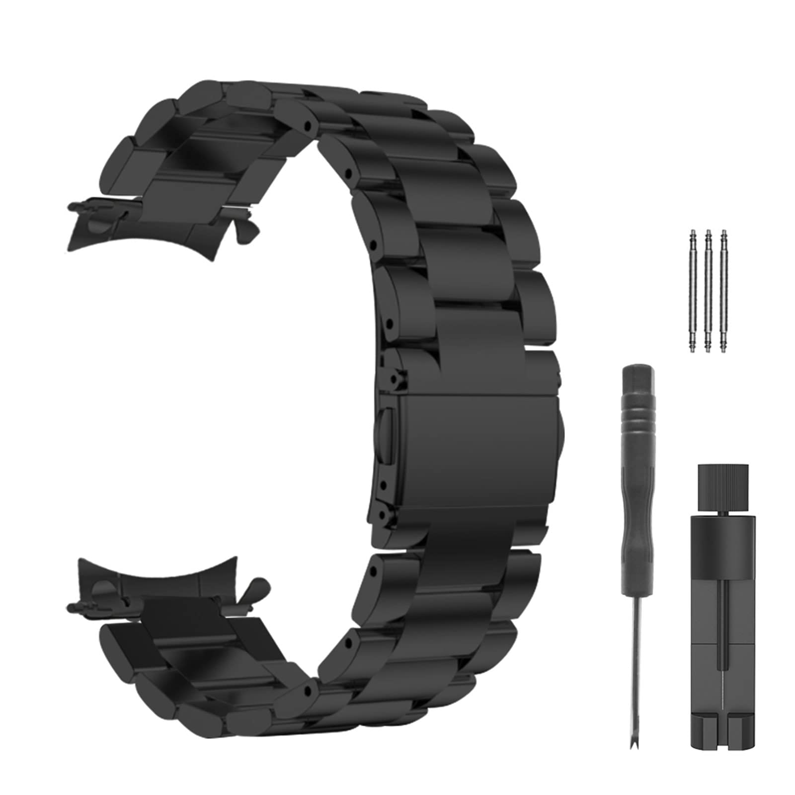 Galaxy Watch 46mm Watchband 22mm No Gap Strap Compatible Samsung Gear S3  Classic/Frontier Solid Metal Stainless Bracelet Business Wristband for Samsung  Galaxy Watch 46mm Black: Smartwatch Replacement Bands: Amazon.com.au