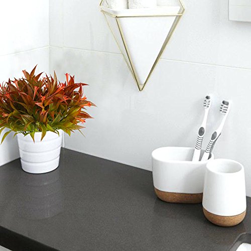 Nahuaa Fake Flower Plants 4Pcs Artificial Greenery Stems Morning Glory Shrubs Bushes Faux Outdoor Plants For Front Porch Window Box Table Centerpieces Home Summer Farmhouse Spray In Red #TOP4