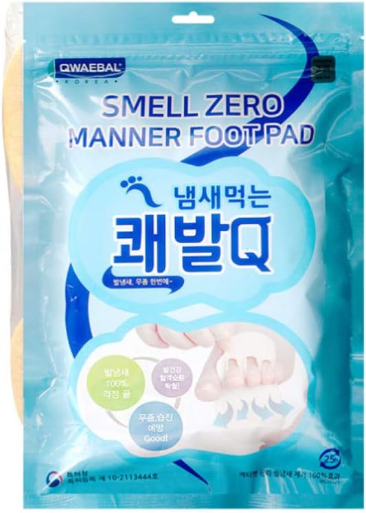 Q - Disposable 60 Foot Care Pads - Foot Odor Eliminator - Preventing from Athlete's foot, Psoriasis, Eczema, Fungus and Absorbing Sweat