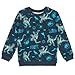 Jurassic World Jurassic Park Blue Little Boys French Terry Sweatshirt and Bike Shorts 6