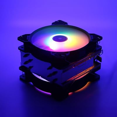 Dark Freezer X123 DUO 12cm FRGB Led Fan, Intel/AMD Compatible, 4Pin PWM Connected Tower Type Processor Cooler (DKCCX123DUO)