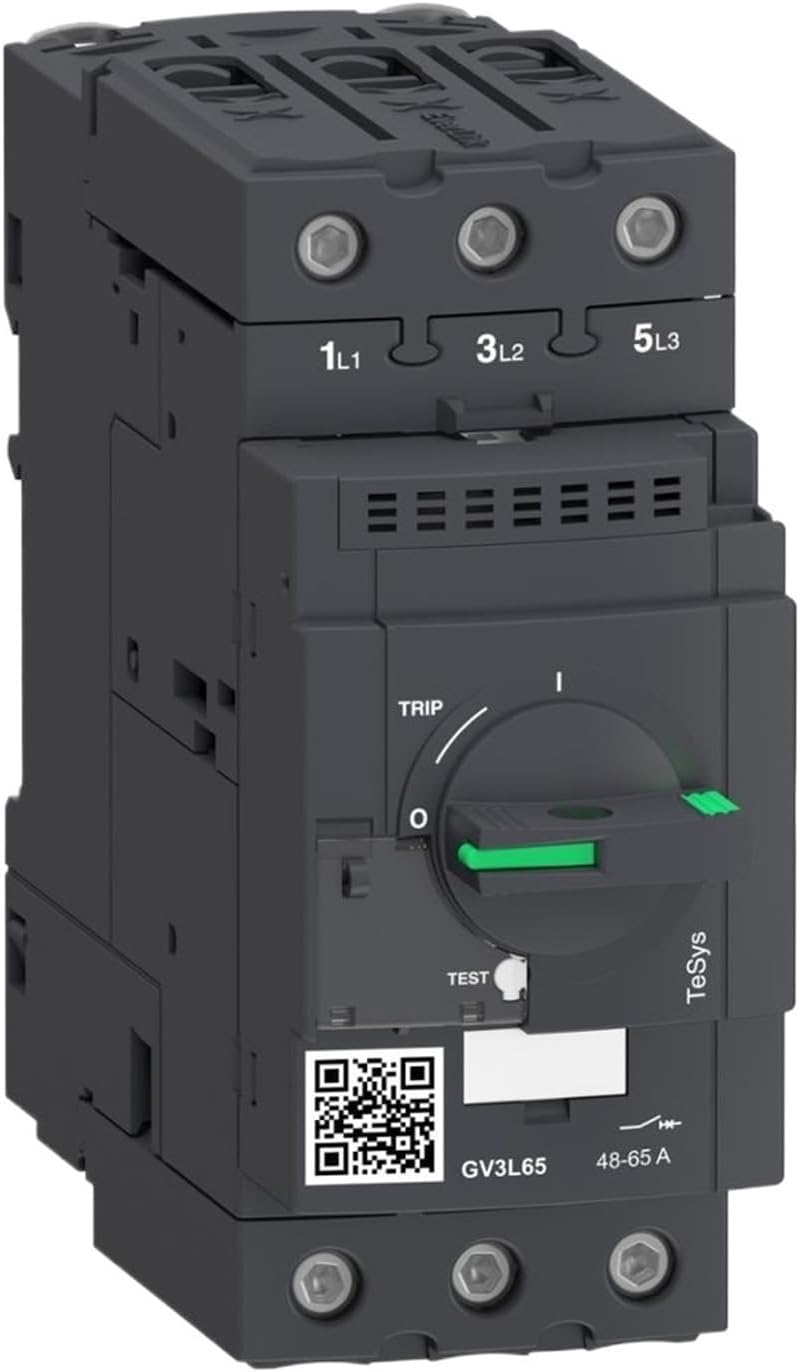 GV3L65 Motor Circuit Breaker GV3 3P 65 A Magnetic Rotary Handle