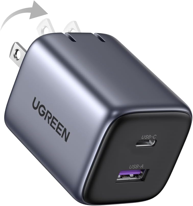 UGREEN 20W PD Cargador USB Tipo C Portátil Carga Rápida Compatible con ...