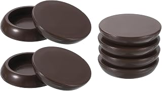 uxcell Furniture Pads, 8 Pcs 1-1/4" Furniture Moving Pads Round Chair Legs Floors Protectors for Carpet Hardwood Floor Heavy Furniture