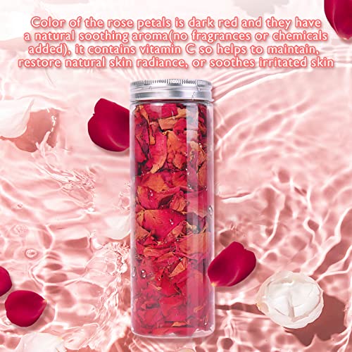 Bath Bombs Gift Set - Set Of 6 Bath Bombs, 3 Scented Candles & Dried Rose Petals, Bubble Fizzies Spa Bath Kit, Shea And Cocoa Dry Skin Moisturize, Birthday Valentines Christmas Gifts For Women,Mom,Her #TOP5