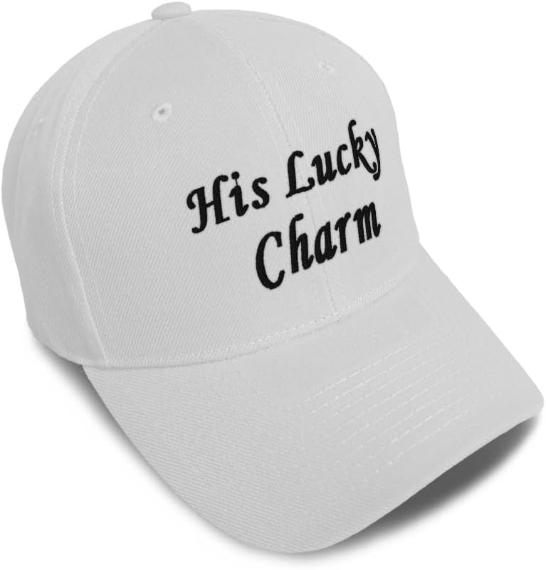 Kids Toddler Baseball Cap His Lucky Charm Shamrock St Patrick's Boys Caps & Girls Caps Cotton
