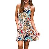 Boho floralen Sommerkleider mit Taschen sind nützlich, die eine nette Geste sind, gut versteckt und nützlich für Sie einige Servietten zu setzen.