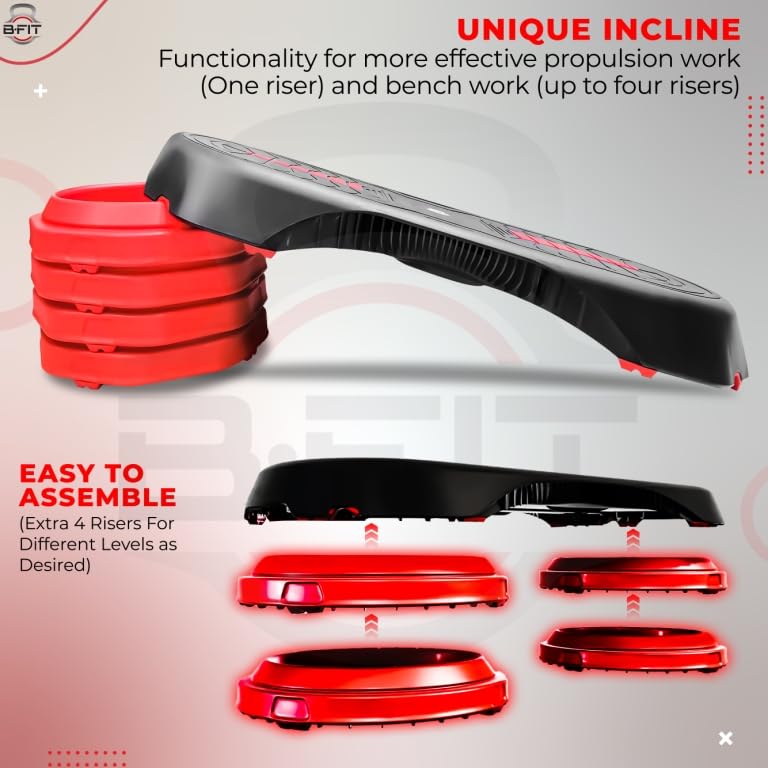 Image of B Fit Premium Quality Aerobic Steppers (106X36X20 CM)