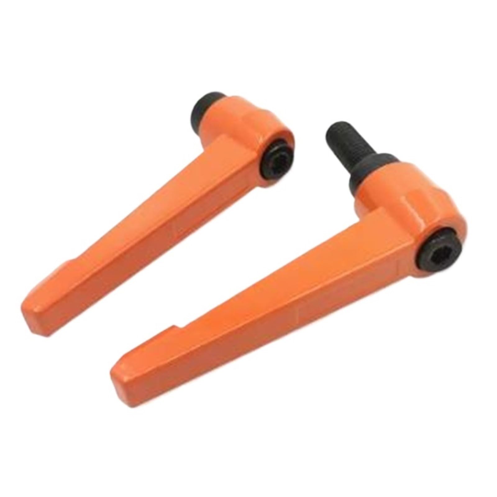 Dźwignia uchwytu zaciskowego Regulowane pokrętło blokujące M4-M16 | Pomarańczowy ergonomiczny uchwyt z bezpiecznym mechanizmem blokującym do maszyn(Screw M8x50mm)