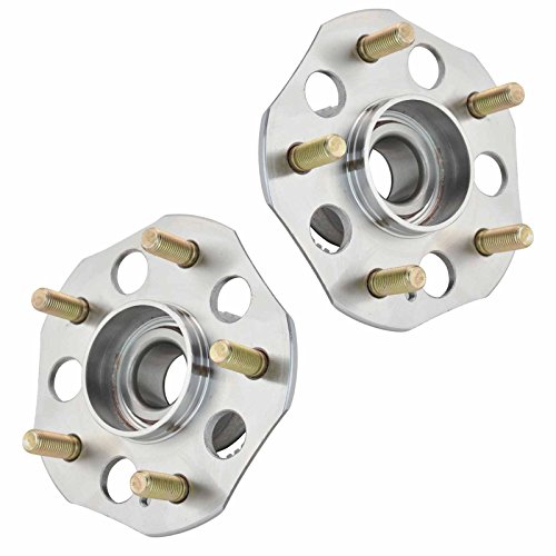 Image of TRQ Rear Left and Right Wheel Bearing and Hub Assembly Set 2 Piece Compatible with 1997-2001 Honda Prelude