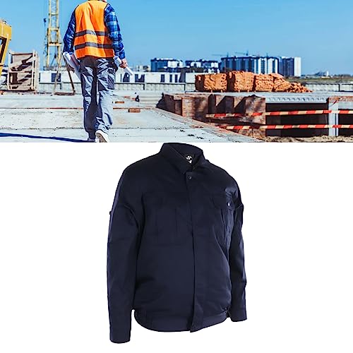 Cooling Fan Jacket, Air Conditioned Clothes Protection Long Sleeve 5V for Construction (Dark Blue)2
