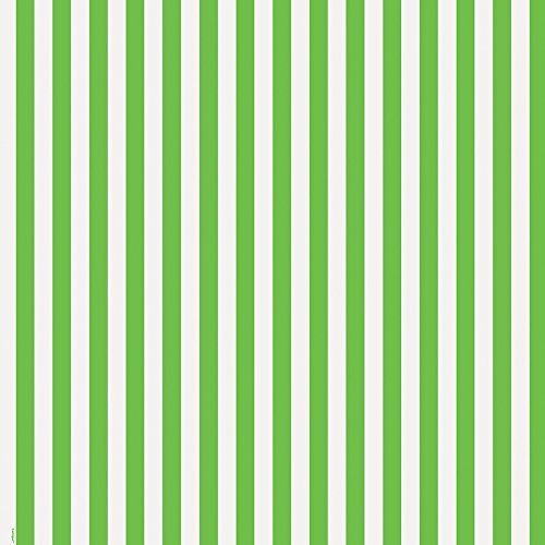 Lime Green Striped Wrapping Paper