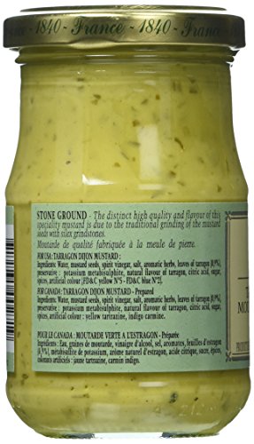 Edmond Fallot Tarragon Dijon Mustard 7.4 Oz - Thumbnail 2