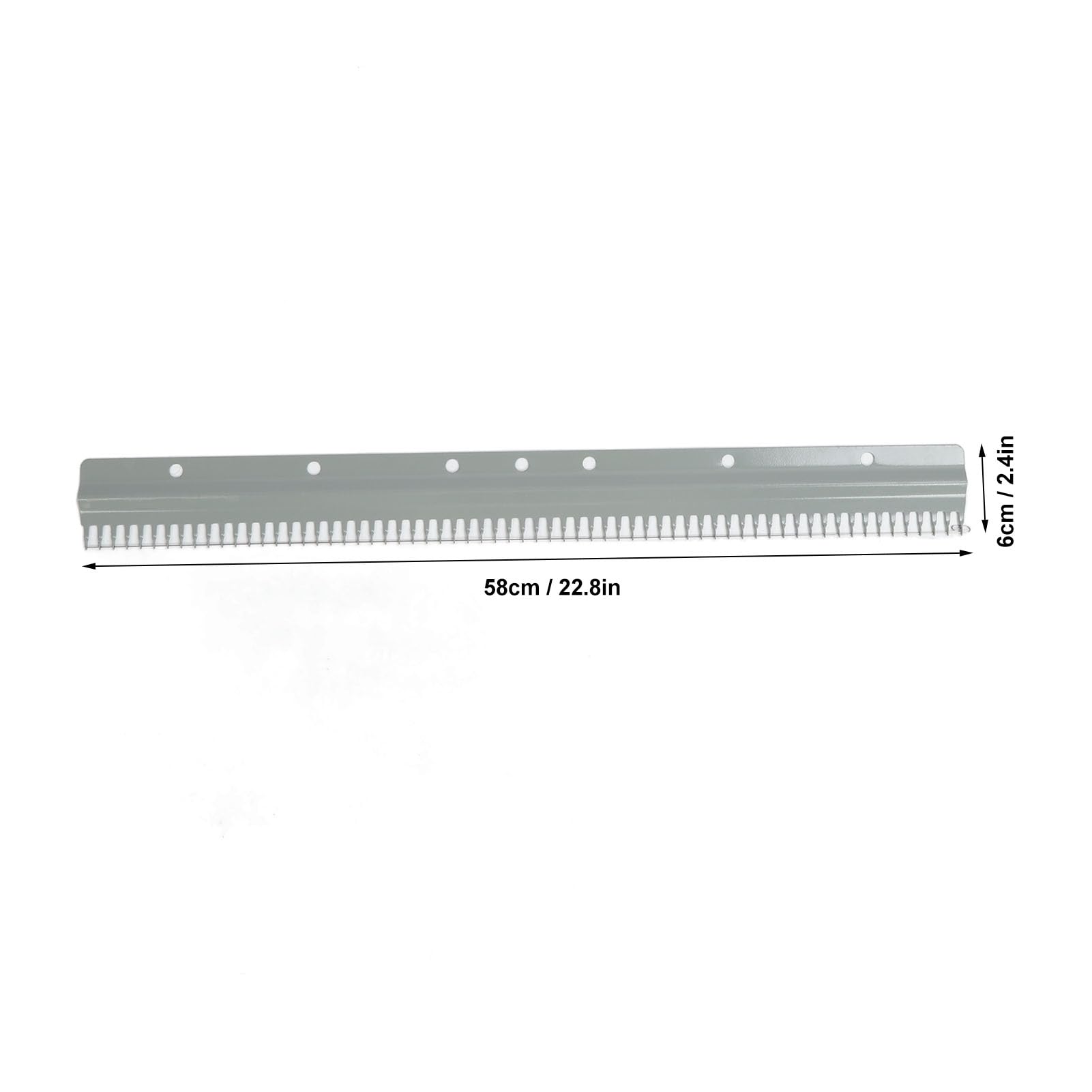 Cast On Comb Replacement Metal Knitting Machine Needle Comb Professional Premium Craftsmanship for Silver Reed SR155 SR151 KR260 Knitting Machines 1 pc (Short 58cm / 22.8inch)