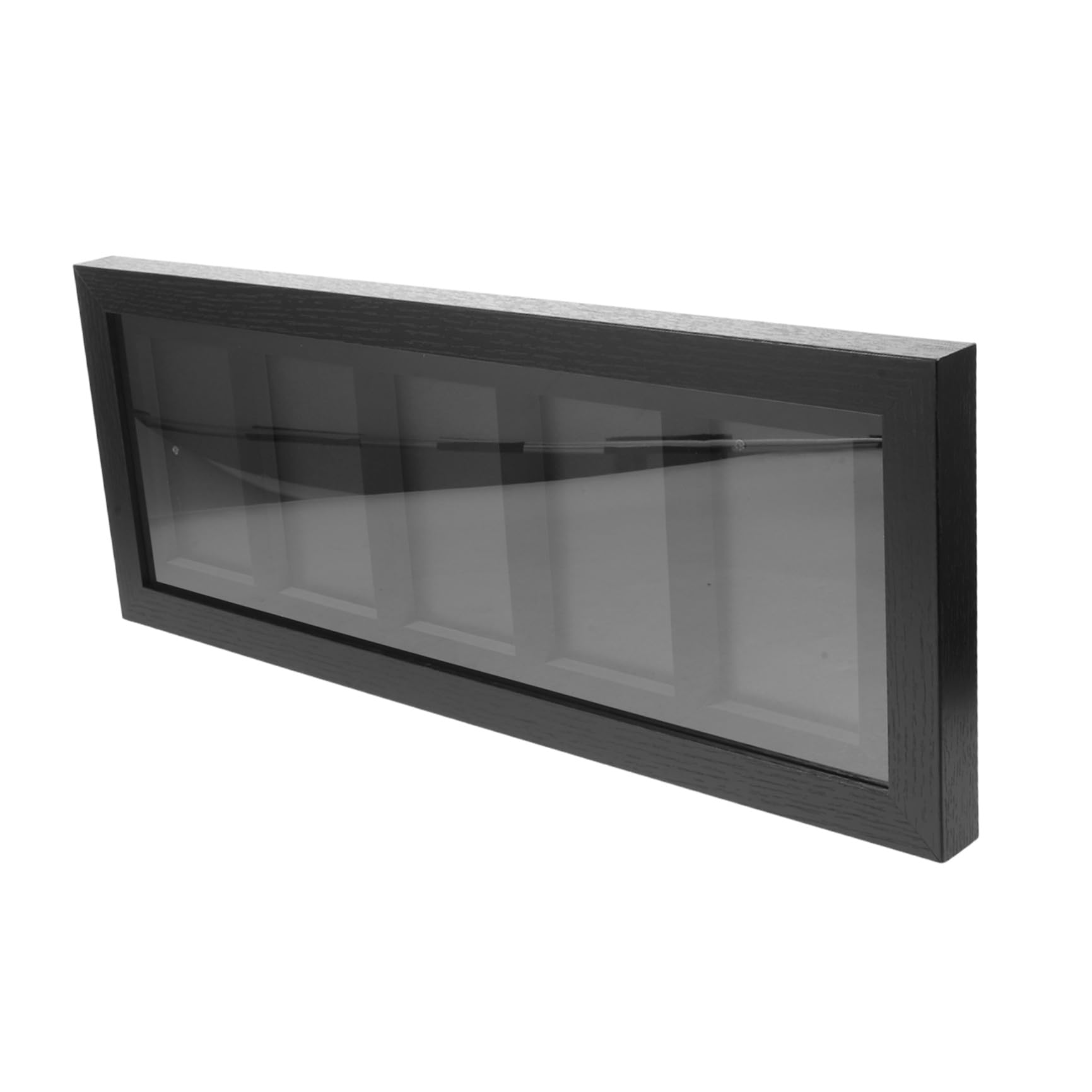 Amosfun Cornice Espositiva per Carte da Collezione, 5 Griglie, Nera