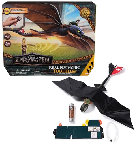 Krokmou Dragon Figurine Volante Télécommandée pour Enfant 4 Ans