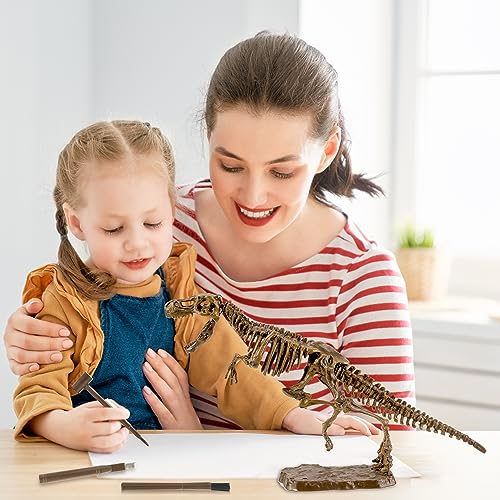 MUSCCCM Tyrannosaurus Ausgrabungsset für Kinder,3D Dinosaur Skelett Dig Kit – Ansicht 5