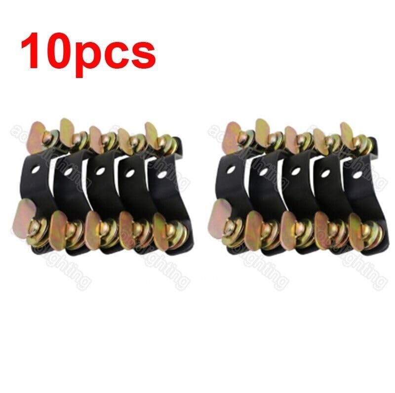 10x 115mm DJ Disco 230w 7r r5 Sharpy Beam Moving Head Stage Lighting Clamps Fast Lock LED PAR Light Hook Metal Quick Lock for Beam LED Moving Head Light Professional Stage Truss