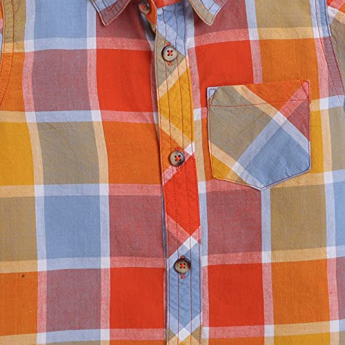 Image of Hopscotch Boy's Cotton Slim Fit Shirt
