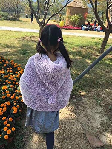 Image of NICEEC 2 Skeins Faux Fur Yarn Super Soft, Chunky & Fluffy, Eyelash Yarn for Crochet & Knitting (Total Length 70yds,3.53oz) - Purple