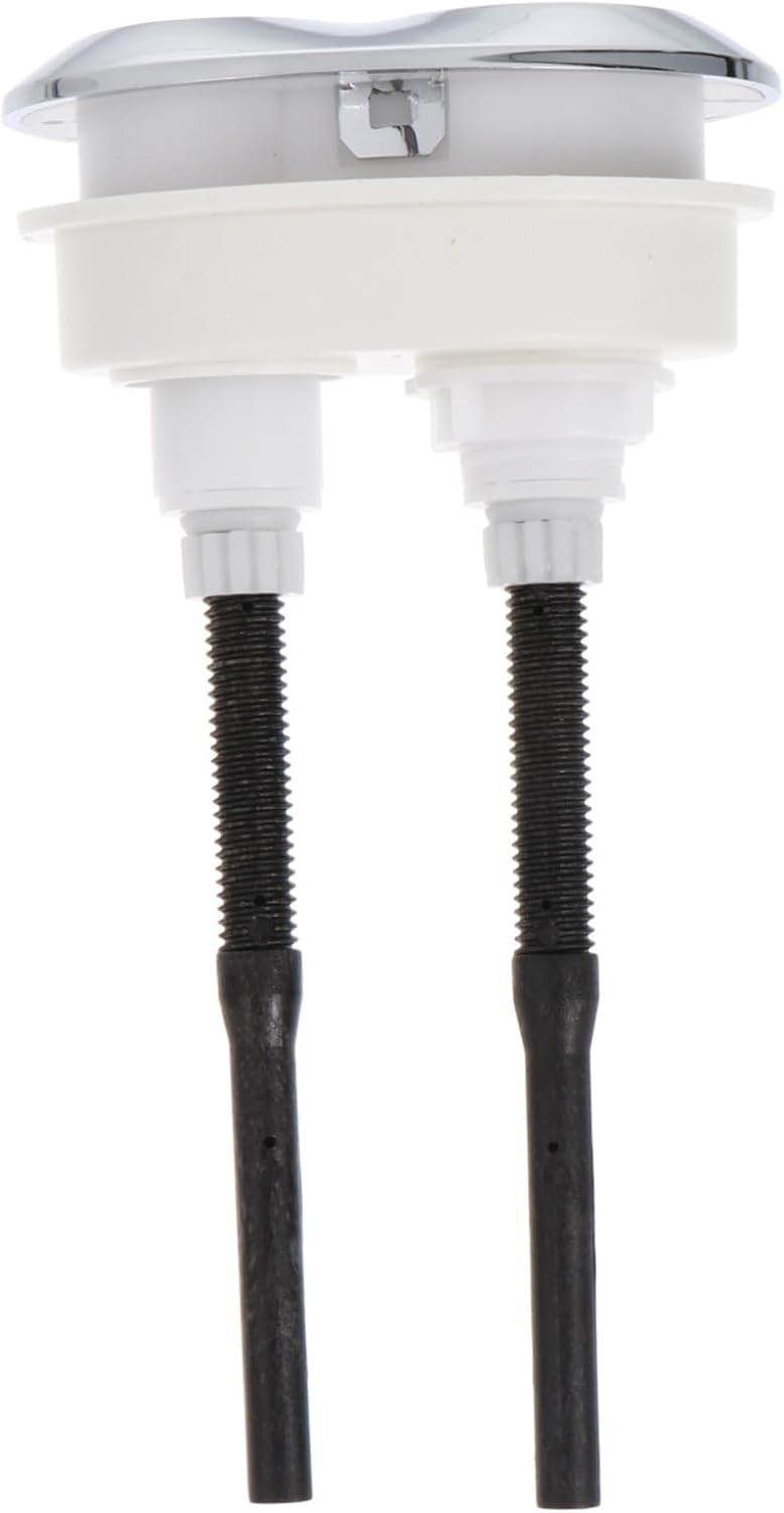 1Pc Toilet Water Tank Push Button Durable Abs Material Easy to Install for Home Office and Hotel Use