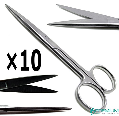10× Surgical Operating Dissecting Scissors Standard 4.5