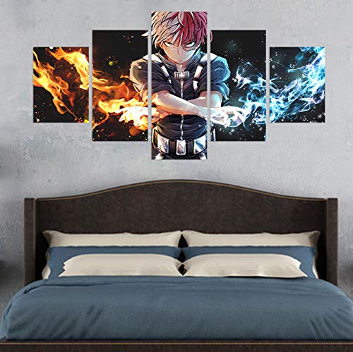 My Hero Academia Todoroki Shoto Poster Japanese Anime Prints Import It All