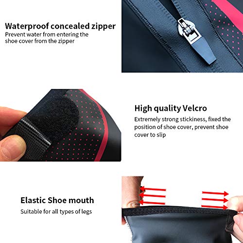 image for Lipport Waterproof Cycling Shoe Covers Winter Road Bike Overshoes Ther